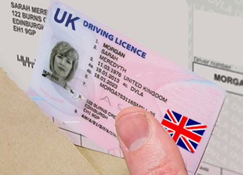 New UK DVLA driving license 2022